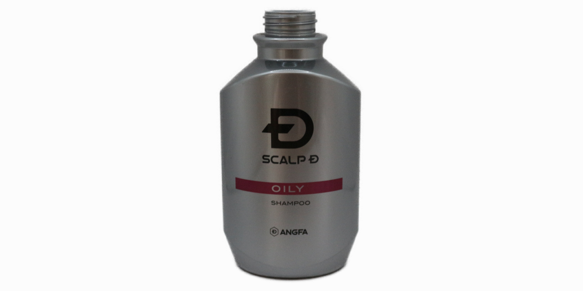 Screen printing on plastic shampoo bottle